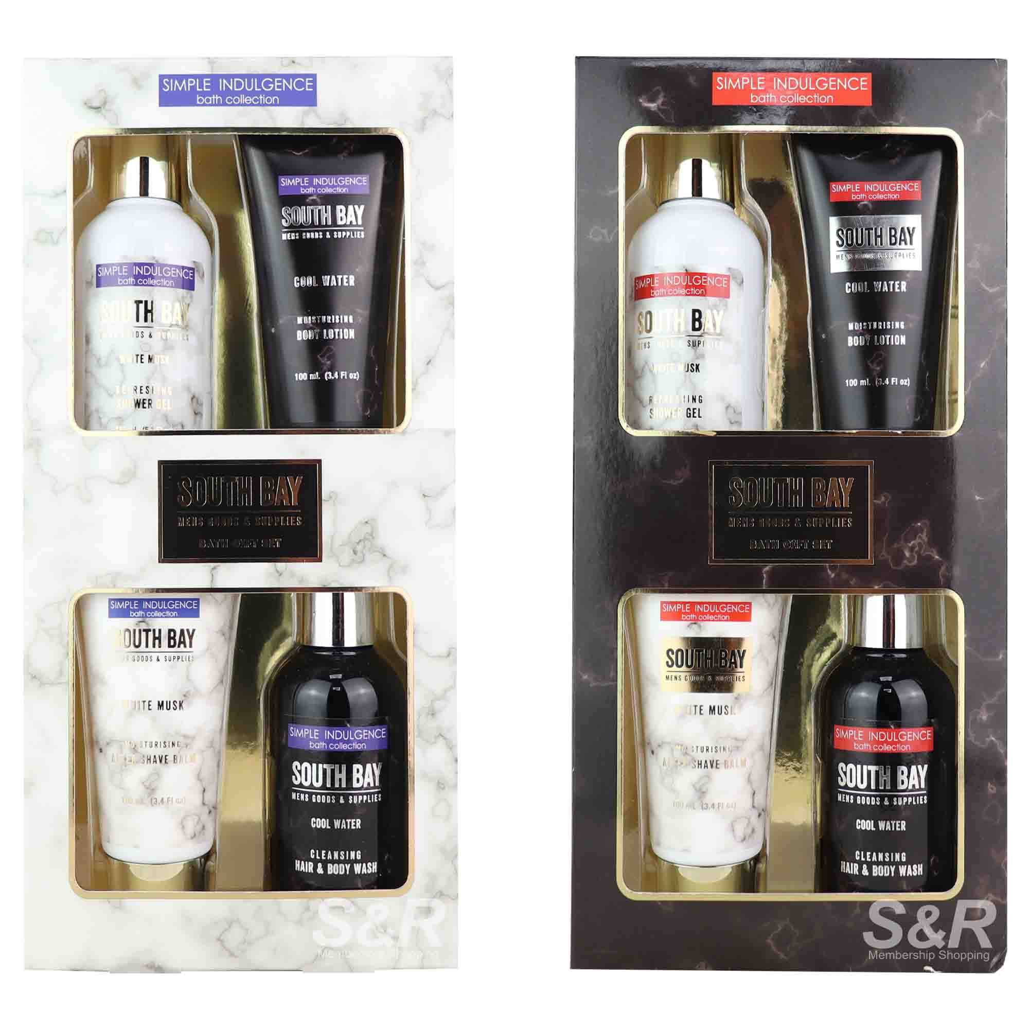 Simple Indulgence Bath Collection South Bay Men's Goods And Supplies Bath Gift 1 set